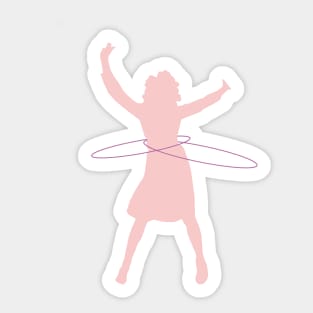 Hula Girl Sticker